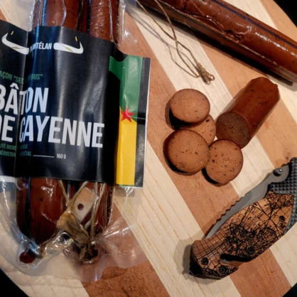 Saucisson végétal le Bâton de Cayenne 160 gr - PLANTELAN - DC