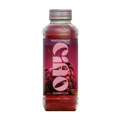 Kombucha aux fruits rouges 33 cl - CIAO KOMBUCHA