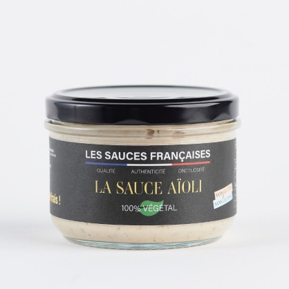 Sauce Aïoli Végétale Bio 200 gr - LE GRAND BLUFF