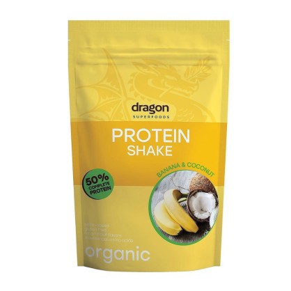 Protein shake Banane et Noix de coco 450 gr - Dragon Superfoods