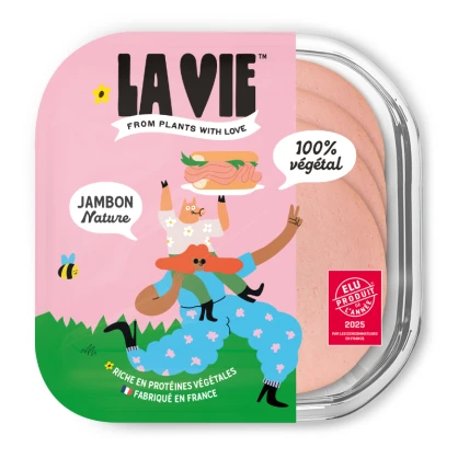 Jambon végétal nature 120 gr - LA VIE