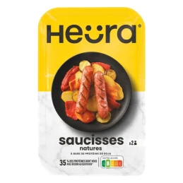 Chipolatas Natures végétales 216 gr - HEURA