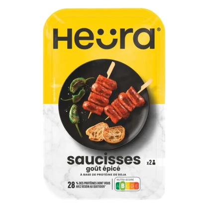 Chipolatas chorizo végétales 216 gr - HEURA