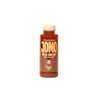 Thé blanc glacé pêche hibiscus BIO 35 cl - JOMO - vegetalfood