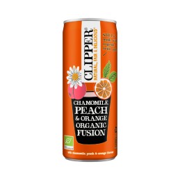 Canette Camomille Pêche & Orange BIO 25cl - CLIPPER