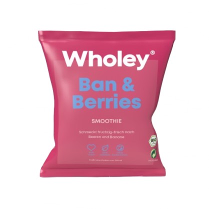 Mélange pour smoothie Ban & Berries - Wholey - vegetalfood