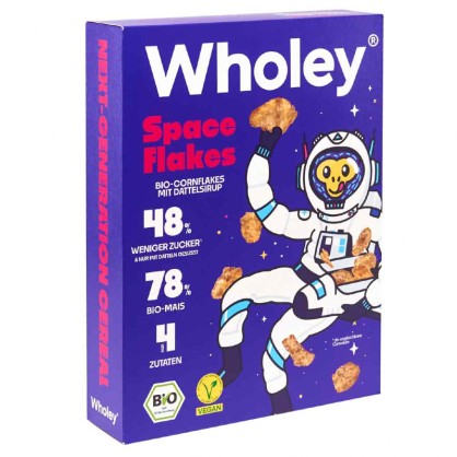 Céréales Space Flakes BIO - Wholey - vegetalfood