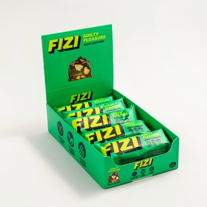 Barre Pistache Caramel 45 g - Fizi - vegetalfood