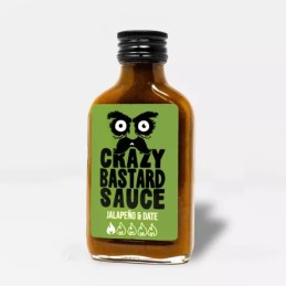 Sauce Piquante Jalapeño & Dattes 100ml - Crazy Bastard Sauce - vegetalfood