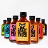 Coffret 7 Sauces Piquantes 7 x 100ml - Crazy Bastard Sauce - vegetalfood