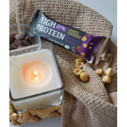 Barre Hyper Protéinée (27%) recouverte de chocolat Noisette-Nougat BIO 40g - ROOBAR