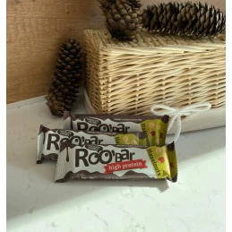 Barre Protéinée recouverte de chocolat Noisettes BIO 40g - ROOBAR