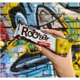 Barre Protéinée recouverte de chocolat Noisettes BIO 40g - ROOBAR