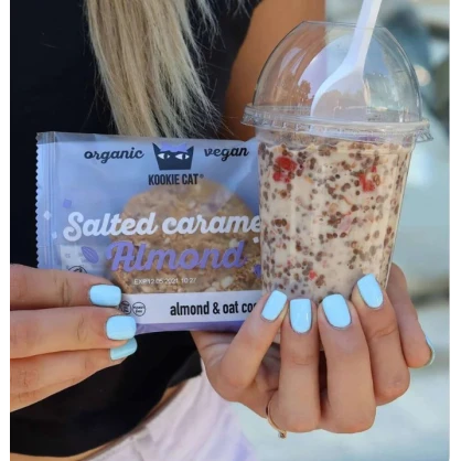 Cookie Amandes Caramel Salé BIO 50g - KOOKIE CAT