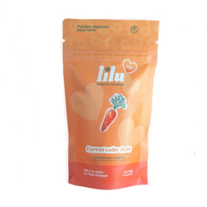 Carrot cake latte 50 g – Lilu - vegetalfood