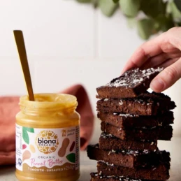 Beurre de cacahuètes (lisse et sans sel ajouté) BIO 250 gr - BIONA ORGANIC