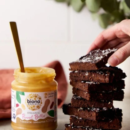 Beurre de cacahuètes (lisse et sans sel ajouté) BIO 250 gr - BIONA ORGANIC