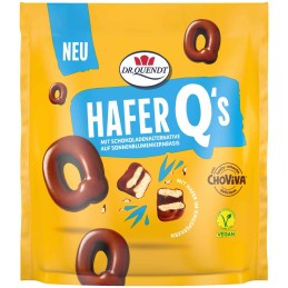 Biscuits Q's ChoViva à l'avoine 100 gr - Dr Quendt - vegetalfood