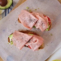 Fines tranches jambon végétal 78 gr - HEURA