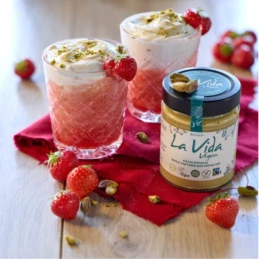Pâte à tartiner aux pistaches/chocolat blanc BIO 270 gr - LA VIDA VEGAN