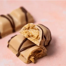 Gaufrettes fourrée à la crème de caramel salé 43 gr - LOVE RAW