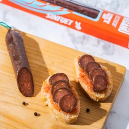 SinFuet  (alternative végétale au fuet) 110 gr - ROLLITO VEGANO