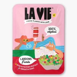 Lardons végétaux goût fumé - LA VIE