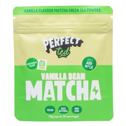 Matcha en poudre saveur Vanille 75 g – PerfectTed - vegetalfood