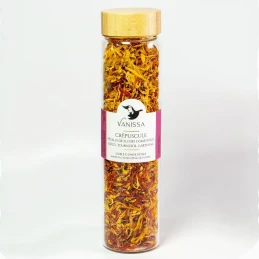 Mélange de pétales de fleurs séchées Crépuscule 10 g – Vanissa - vegetalfood
