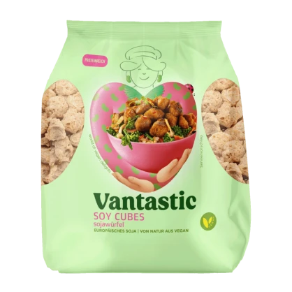 Protéines de soja en cubes 250 g - Vantastic Foods - vegetalfood