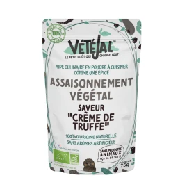 Assaisonnement végétal saveur Crème de truffe 75 g BIO - VETEJAL - vegetalfood
