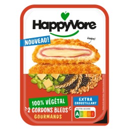 Cordons bleus vegan 180 g - Happyvore - vegetalfood