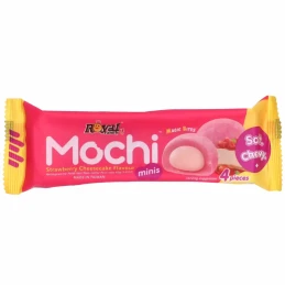 Mini Mochis Strawberry Cheesecake 40 gr - Royal Family - vegetalfood
