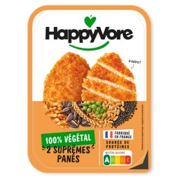 Suprêmes végétaux panés 180g - HAPPYVORE