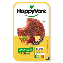 Steak haché végétal 200 g - HAPPYVORE