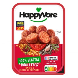 Boulettes végétales Tomate & Herbes 180 g - HAPPYVORE
