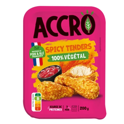 Spicy Tenders 200g - ACCRO - vegetalfood