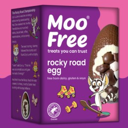 Oeuf de Pâques vegan Rocky Road 85 g - Moo Free - vegetalfood