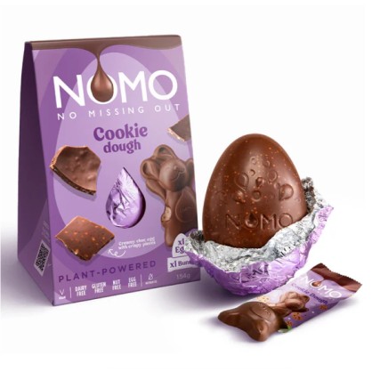 Oeuf de Pâques et Lapin fourré à la cookie dough 235 g - Nomo - vegetalfood