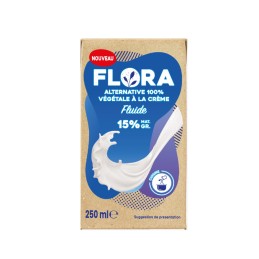 Préparation végétale 15% MG 250 mL - Flora Professional - vegetalfood