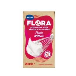 Préparation végétale 31% MG 250 mL - Flora Professional - vegetalfood