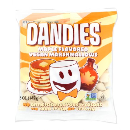 Marshmallows vegan au sirop d'érable 105 g - Dandies - vegetalfood