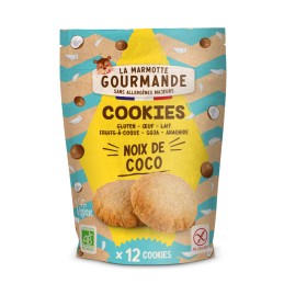 Cookies Noix de Coco BIO 150g - La Marmotte Gourmande - vegetalfood