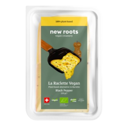 Raclette Vegan au poivre BIO 200 gr - Poivre - New Roots - vegetalfood