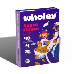 Céréales Space Flakes BIO - Wholey - vegetalfood