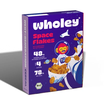 Céréales Space Flakes BIO - Wholey - vegetalfood