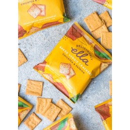 Crackers légumes, pois-chiche & paprika - DELICIOUSLY ELLA