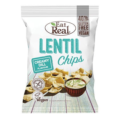 Grand format Chips de Lentil ANETH CRÉMEUX  - Eat real