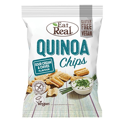 Grand format Chips de Quinoa crème et ciboulette - Eat real