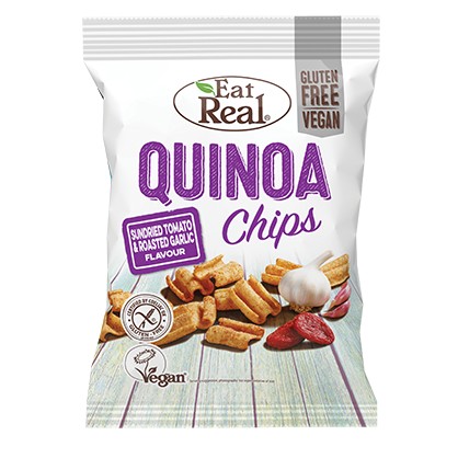 Grand format Chips de quinoa tomate séché et ail roti - Eat real